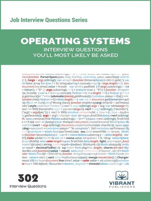 cover image of Operating Systems Interview Questions You'll Most Likely Be Asked